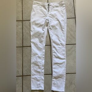 White skinny jeans size small
